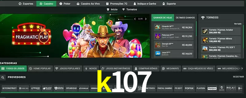 cassino k107